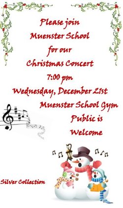 Christmas Concert poster